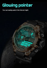 LIGE Digital Men Military Watch 50m Waterproof Wristwatch LED Quartz Clock Sport Watch Male Big Watches Men Relogios Masculino