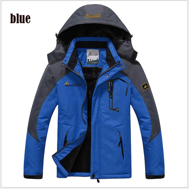 Winter parka men plus velvet warm windproof coats mens outdoor hooded jackets casaco masculino casacos men's outwear overcoat