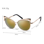 WHO CUTIE 2024 Oversized Cat Eye Sunglasses Women Brand Designer Retro Vintage Gold Pink Mirror Sun Glasses Female Shades OM807