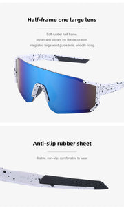 Oversized Rimless Sport Sunglasses Women 2023 New Fashion Frameless Shield Sun Glasses For Men Outdoor Bicycle Mountain Eyewear