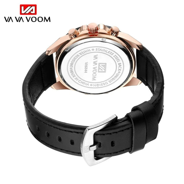 VAVA VOOM Hot Sell Men Quatrz Watch Sport Mens Watches Top Brand Luxury Waterproof Full Steel Quartz Clock Men Relogio Masculino