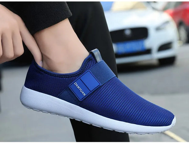 Men's Shoes Fashion Classic Casual Shoes Lightweight Comfortable Breathable Mesh Shoes Large Size Anti-slip Running Shoes