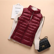 Down Lightweight White Duck Down Vest Short Sleeveless Vest  Autumn/Winter Slim Fit Ultra Light Down Jacket Women Jackets