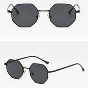 KLASSNUM Women Metal Sunglasses Vintage Men Octagon Luxury Brand Design Sun Glasses UV400 Protection Polygon Frame Eyepiece 2024