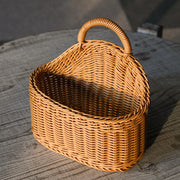 Woven Storage Basket Hanging Portable Wall Hanging Basket Portable Flower Plant Pot Desktop Kitchen Vegetables Storage корзина