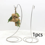 Stainless Steel Banana Tree Stand Hook Home Use Durable Accessories Draining Metal Multifunction Holder for Home Decor Kitchen