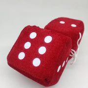 Car To Car Plush Pendant Three-Dimensional Square Dice