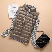 Down Lightweight White Duck Down Vest Short Sleeveless Vest  Autumn/Winter Slim Fit Ultra Light Down Jacket Women Jackets