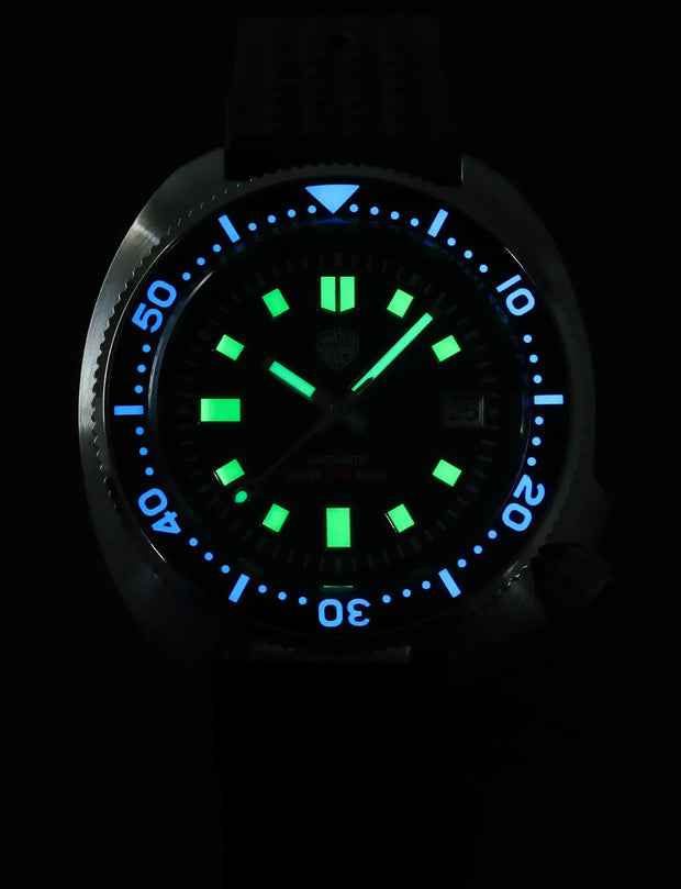 Watchdives Land Tortoisen WD6105 Dive Watch AR Sapphire BGW9 Luminous NH35 Automatic Movement Men Watches Waterproof 200m