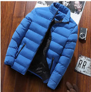 Thickened Autumn/winter Men's Sports Cotton Coat Stand Collar Cardigan Outdoor Padded Jacket Casual Warm