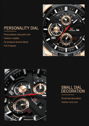 VAVA VOOM Hot Sell Men Quatrz Watch Sport Mens Watches Top Brand Luxury Waterproof Full Steel Quartz Clock Men Relogio Masculino