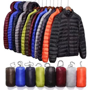 Lightweight Autumn/winter Men's Cotton-padded Jacket Cropped 2023 New Style Warm Winter Coat Thick Hooded Casual Wear