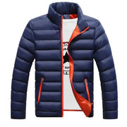 Thickened Autumn/winter Men's Sports Cotton Coat Stand Collar Cardigan Outdoor Padded Jacket Casual Warm