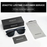 ZENOTTIC Square Polarized Sunglasses for Men Ultralight Carbon Fiber Sun Glasses Driving Fishing Golf Sports UV400 Protection