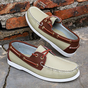 Luxury Brand Men's Shoes New Lightweight Breathable Boat Shoe For Men Casual Shoes High Quality Sneakers Lace-up Leather Loafers