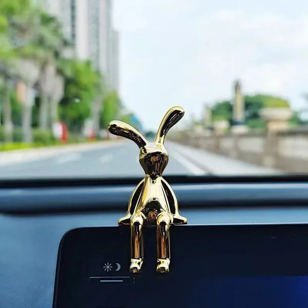 Car Interior Decoration Cartoon Animal Center Console Decoration Personality Room Dining Table Desk Decoration Car Ornaments