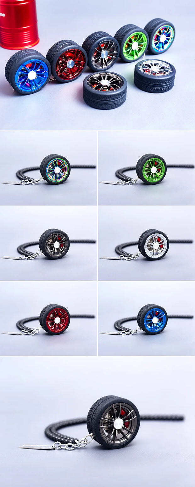 Fashionable car pendant BBS wheel hub tire pendant Car interior rearview mirror pendant For BMW E46 E39 E60 F30 E90 F10 F30 E36