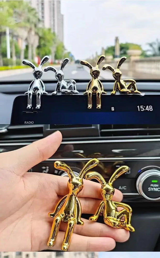 Car Interior Decoration Cartoon Animal Center Console Decoration Personality Room Dining Table Desk Decoration Car Ornaments