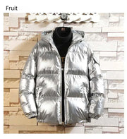 Trendy Cotton Coat For Men Winter Thickened Jacket Loose-fit Puffer Jacket Stylish Korean Version Lightweight Padded