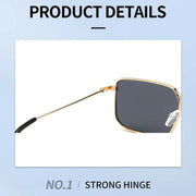 Small Rectangle Sunglasses Women Vintage Brand Metal Frame Square Sun Glasses for Men Shades Luxury Female Punk 2000S Eyewear