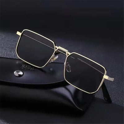 Small Rectangle Sunglasses Women Vintage Brand Metal Frame Square Sun Glasses for Men Shades Luxury Female Punk 2000S Eyewear