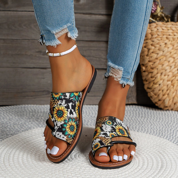 Bohemian Flat Shoes for Women 2023 Summer New Fashion Clip Toe Gladiator Slippers Female Plus Size Soft Beach Flip Flops Zapatos