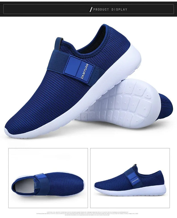 Men's Shoes Fashion Classic Casual Shoes Lightweight Comfortable Breathable Mesh Shoes Large Size Anti-slip Running Shoes