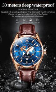 OPK Brand Watch Fashion Waterproof Night Glow Men's Quartz Watch 9926