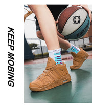 Men's Basketball Shoes Unisex Boys Cushioning Anti-Friction Sport Shoes for Men Light Basket Sneakers Women High Top Gym Boots